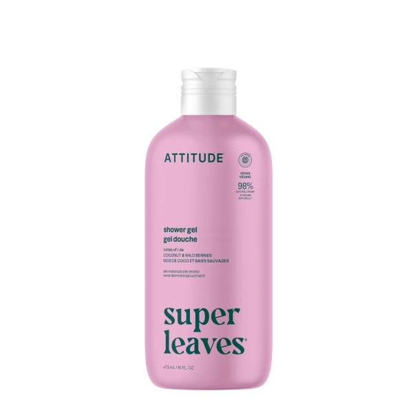 Attitude Coconut & Wildberries Shower Gel 473ml, UK version