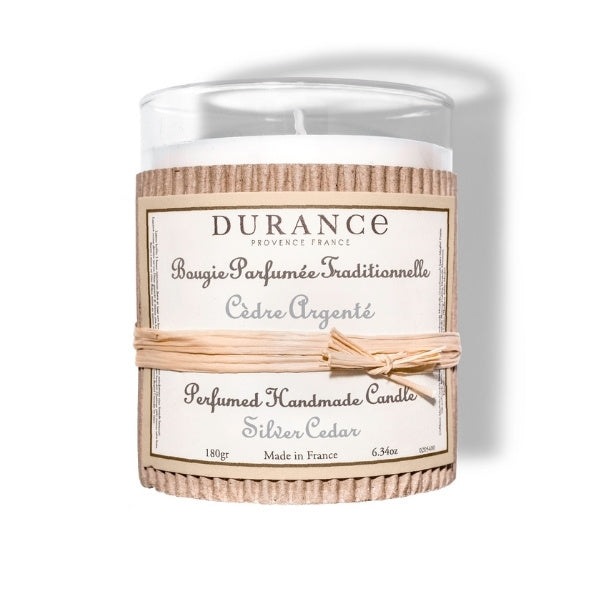 Durance handmade candle Silver Cedar 180g, UK version