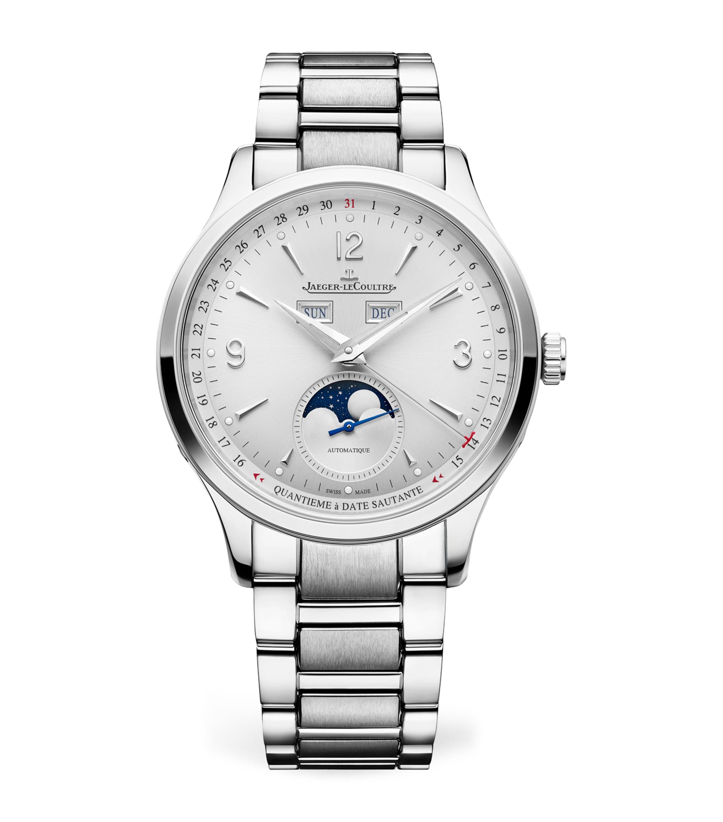 Stainless Steel Master Control Calendar Watch 40mm