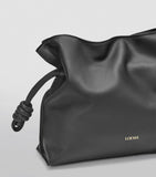 LOEWE Flamenco calfskin leather clutch purse, UK version