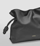 LOEWE Flamenco calfskin leather clutch purse, UK version