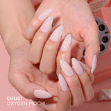 Bluesky Oxygen Mochi sheer white gel polish 10ml (British brand)