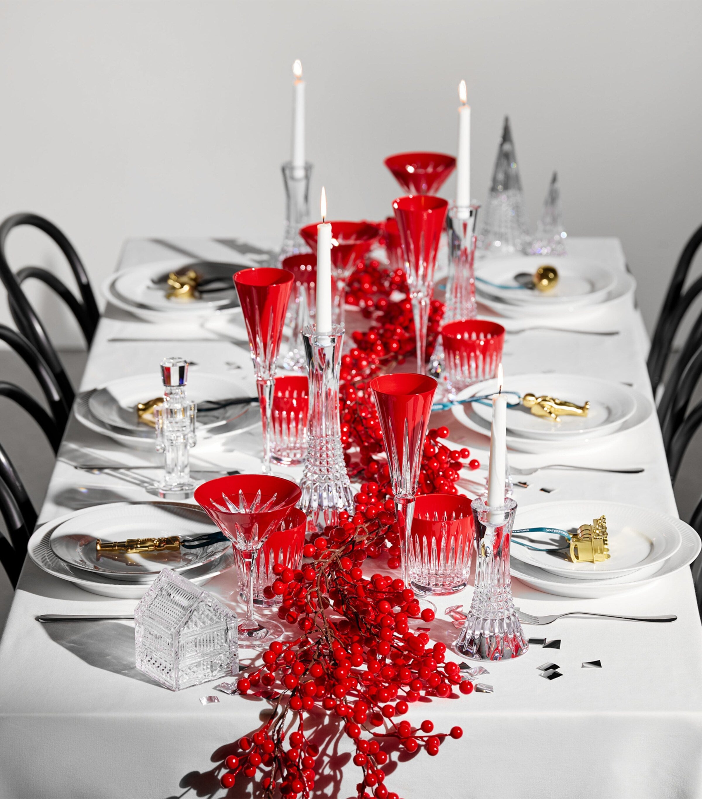 Waterford crystal firework flutes set of 2 175ml (British brand)