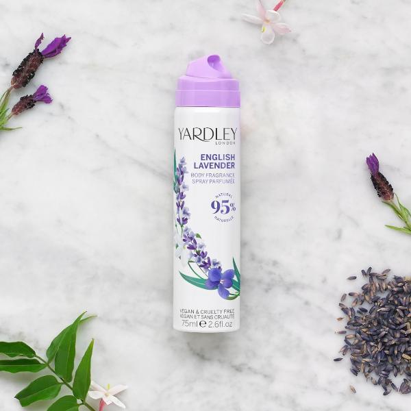 Yardley Lavender Body Spray floral for women 3x75ml - British product