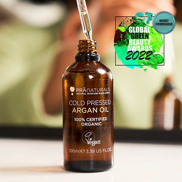 PraNaturals Cold Pressed Organic Argan Oil 100ml