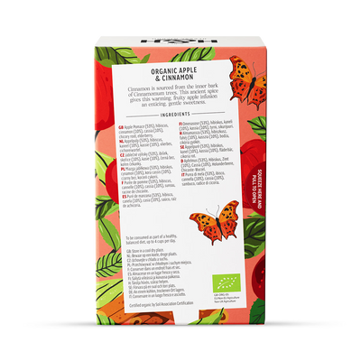 Heath &amp; Heather sachets de thé bio pomme et cannelle 20 unités
