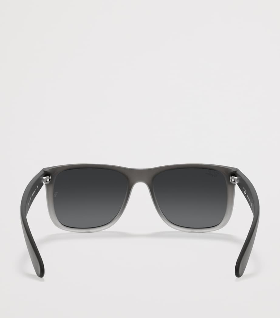 Ray-Ban Justin klassische quadratische Sonnenbrille mit verspiegelten Gläsern, britische Version