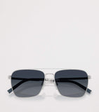 Oliver Peoples Metall R-15 firkantede solbriller, britisk versjon