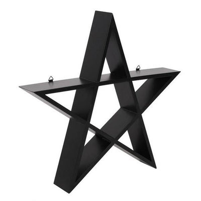 Superdrug Svart Pentagram Veggkunst Moderne Hjemmedekorasjon 40cm - Kjøp online hos McGrocer