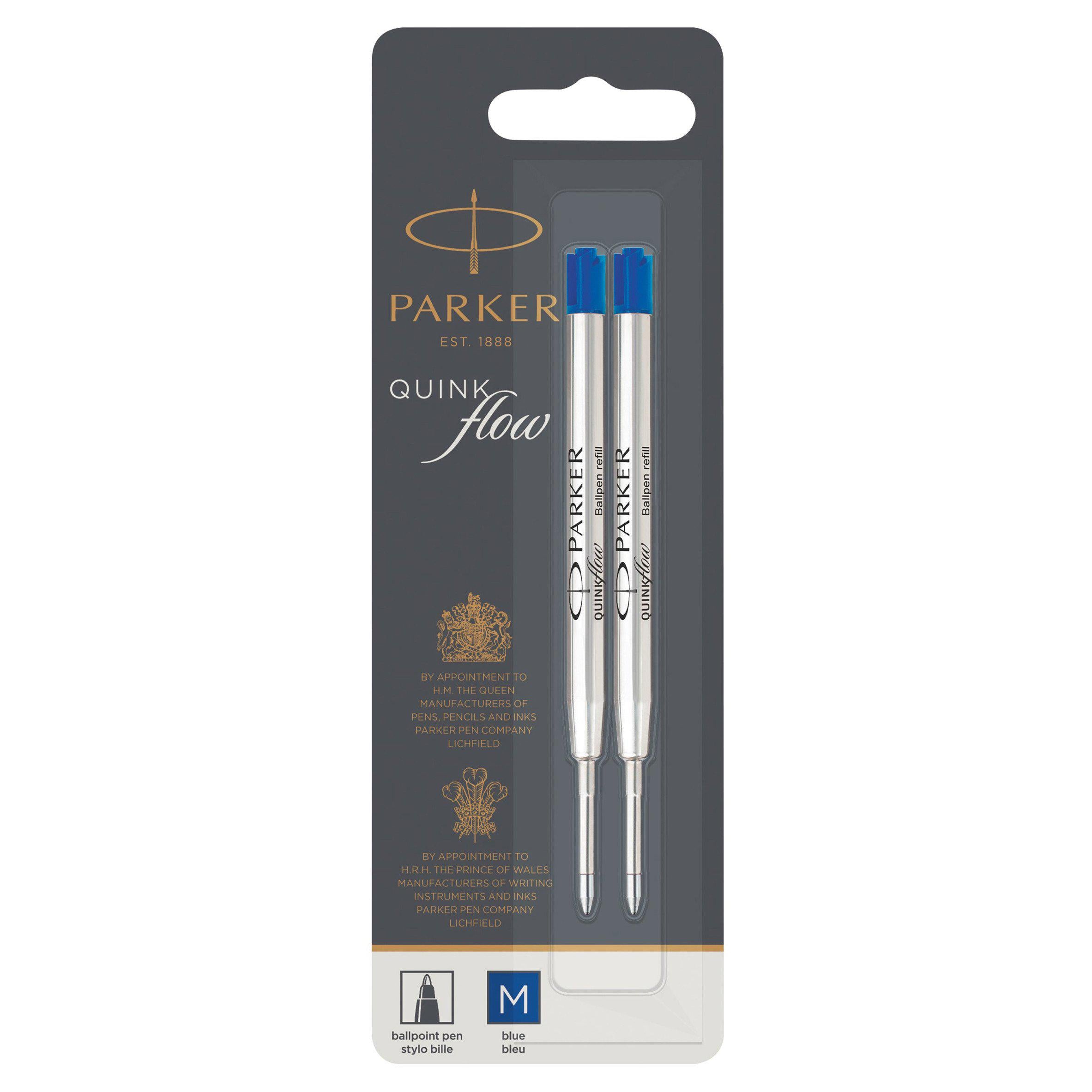 Parker Ball Pen Refill Blue 2pk GOODS Sainsburys   