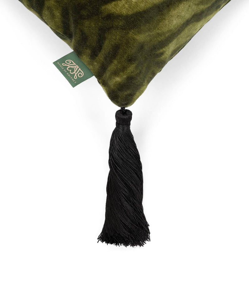 House Of Hackney Velvet Caspian Tassel cushion 45cm x 45cm, UK version