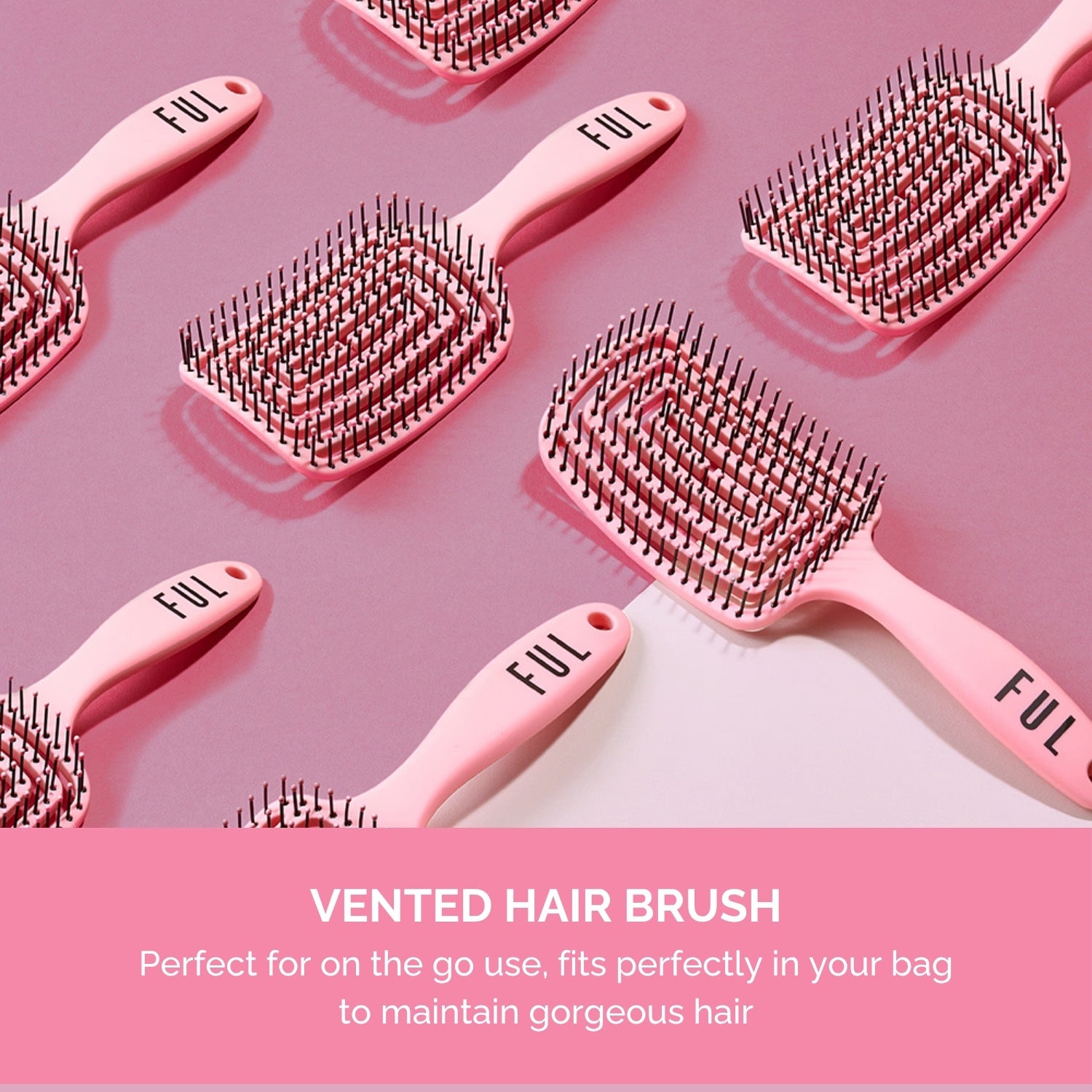 Ful vented hair brush (British brand)