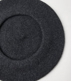 Brunello Cucinelli wool beret with beading and silver-tone hardware - British product