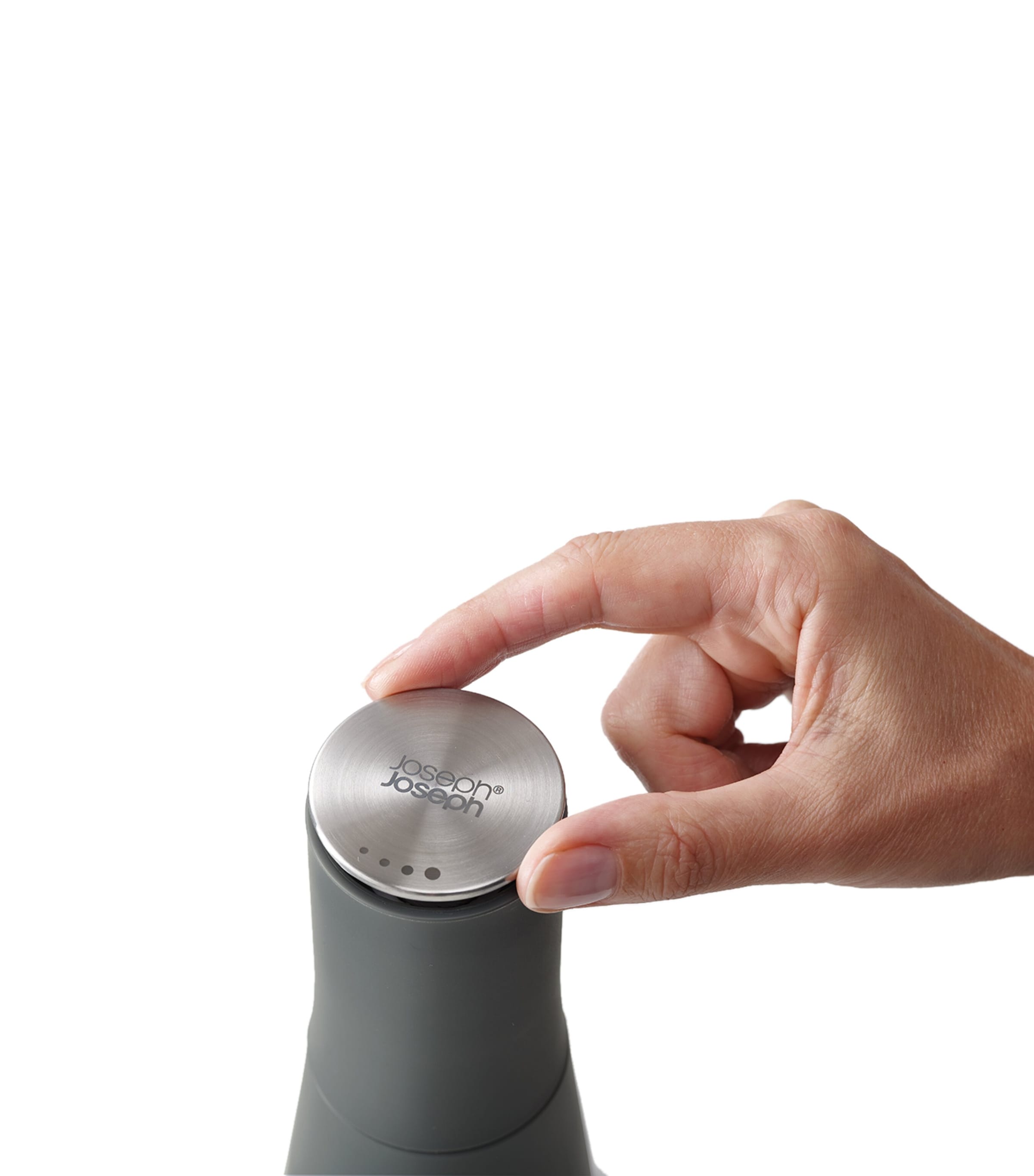 Joseph Joseph Milltop salt and pepper mills, UK version