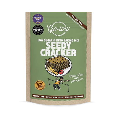 Holland & Barrett Go Low Seedy Cracker Mix Low Carb Keto 169g- Buy online at McGrocer