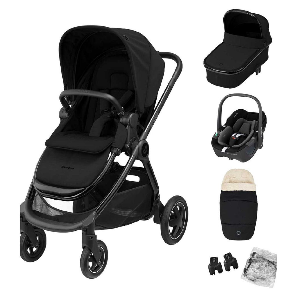 Maxi-Cosi Adorra Luxe Travel System Twillic Black