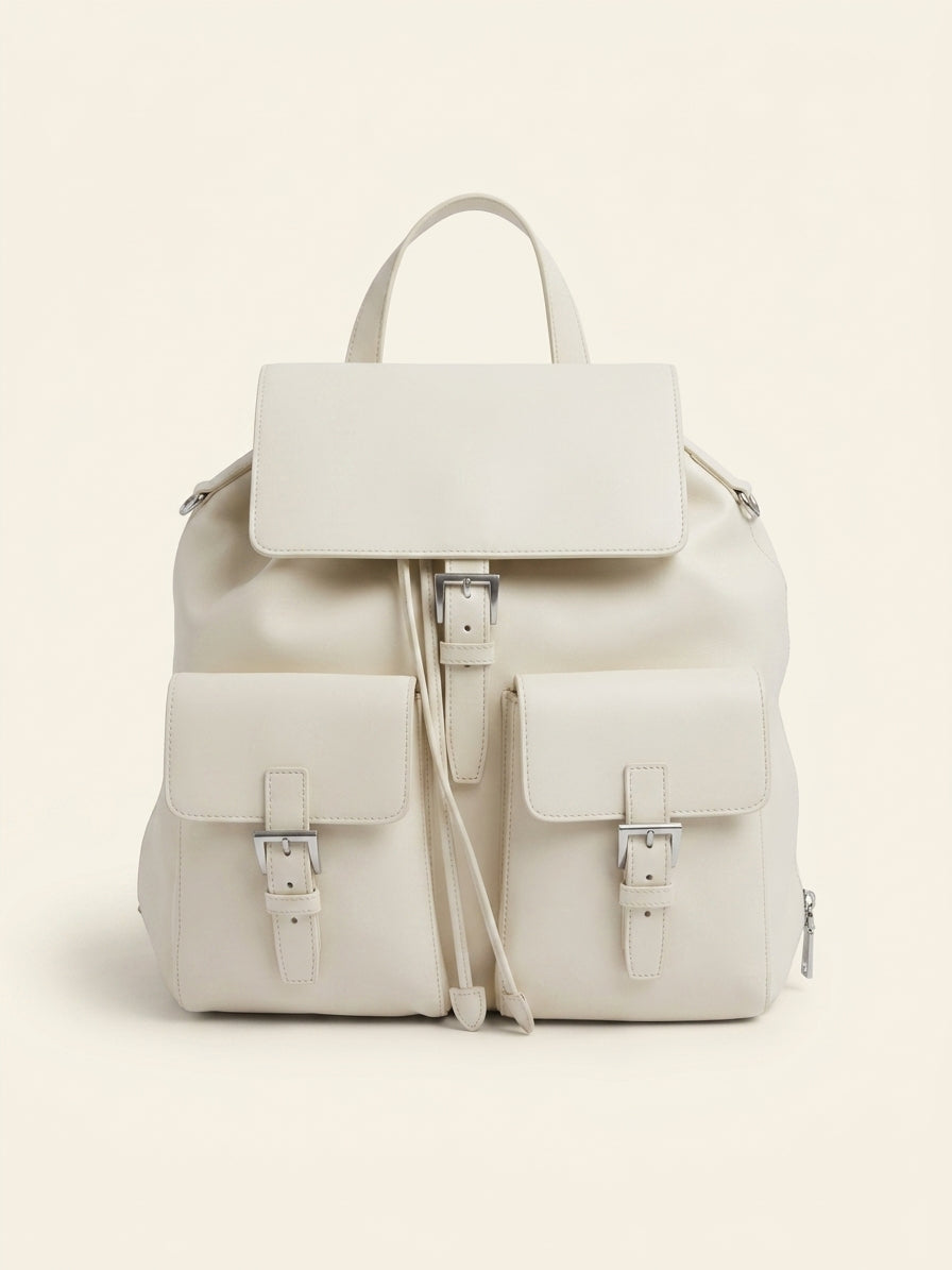 Prada logo-embellished medium leather backpack - British product