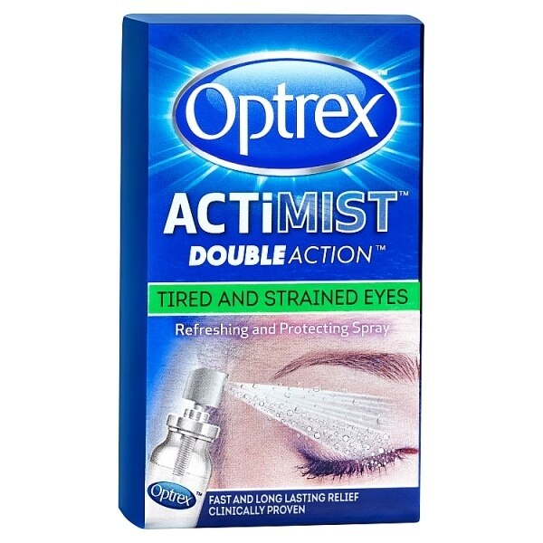 Optrex ActiMist Double Action Spray Tired Strained Eyes 10ml GOODS Superdrug   