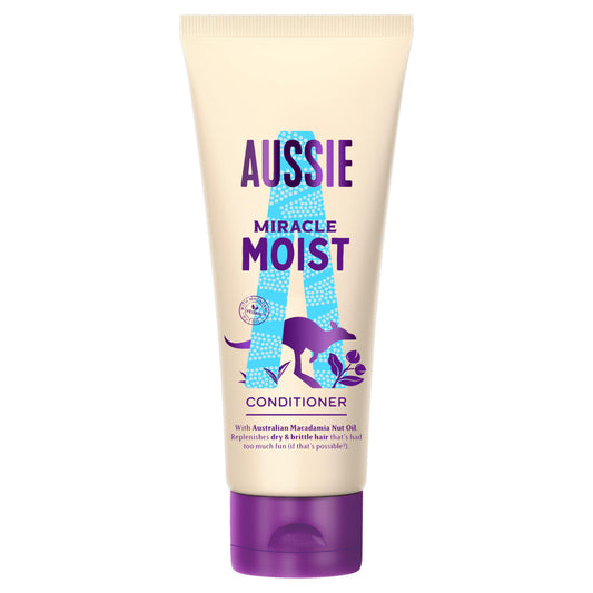 Aussie Miracle Moist Hair Conditioner, Moisturising Hair Conditioner 200ml shampoo & conditioners Sainsburys   