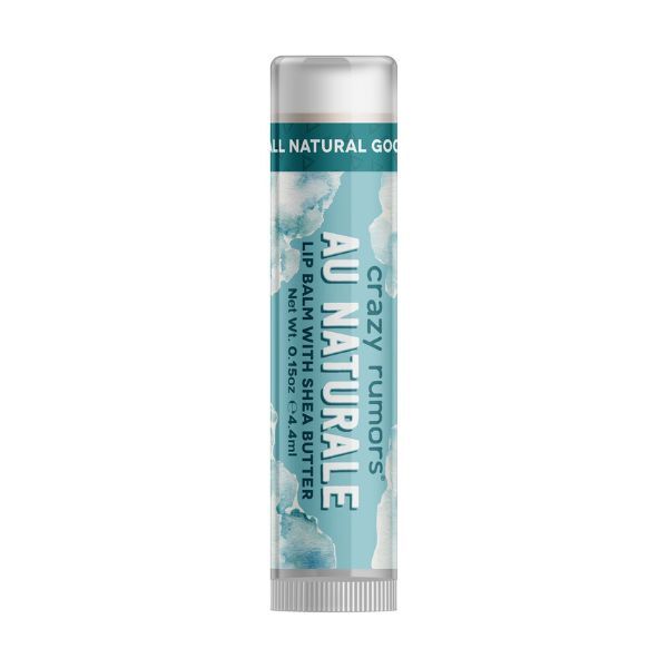 Crazy Rumors lip balm Au Naturale Flavor Free 4.5g, imported from the UK