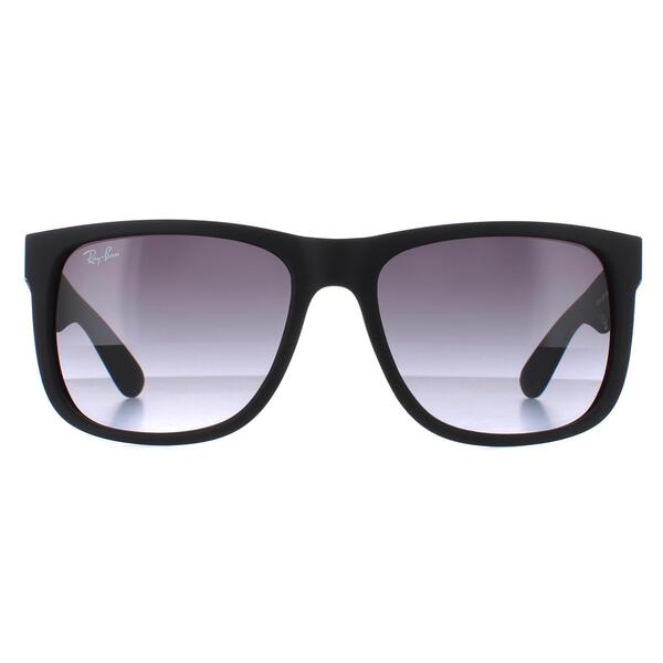 Ray-Ban Justin 4165 black gradient sunglasses, imported from the UK
