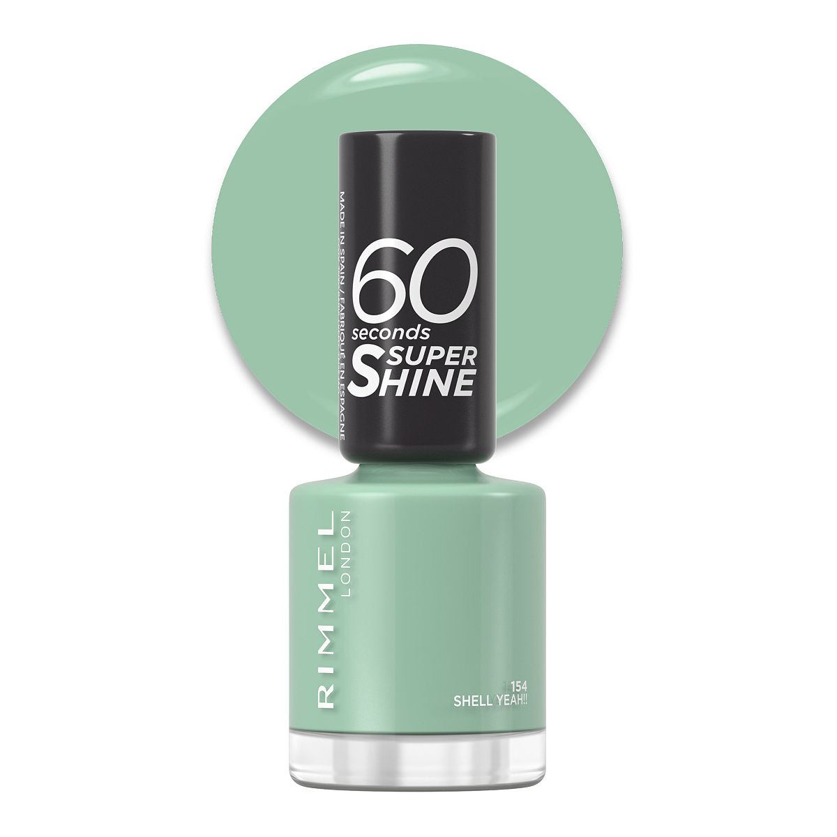 Rimmel 60 Seconds Super Shine Nail Polish - Shell Yeah! GOODS Boots   