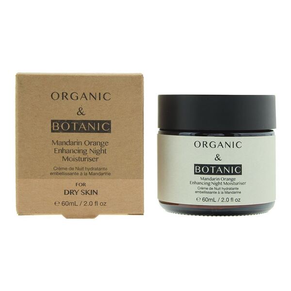 Organic & Botanic Night Moisturiser Mandarin Orange 60ml - British product