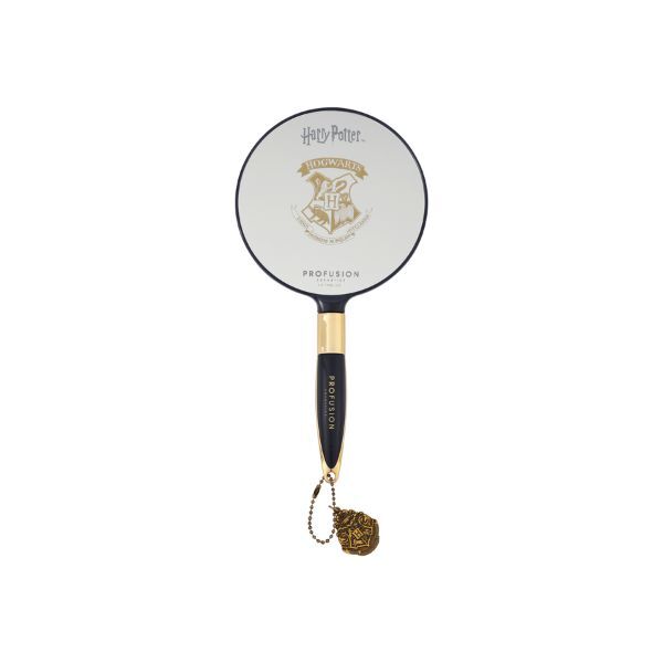 Profusion Cosmetics Hogwarts mirror with house crest and keychain, UK version