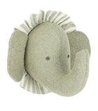 Fiona Walker mini organic wool elephant head decoration 30cm - British product