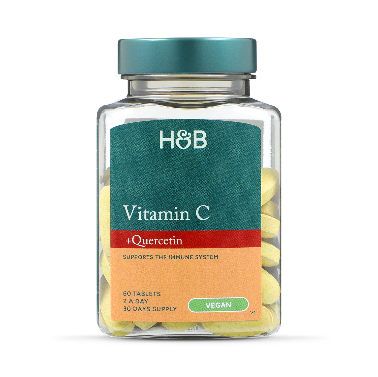 Holland & Barrett Quercetin Vitamin C tablets 60, UK version