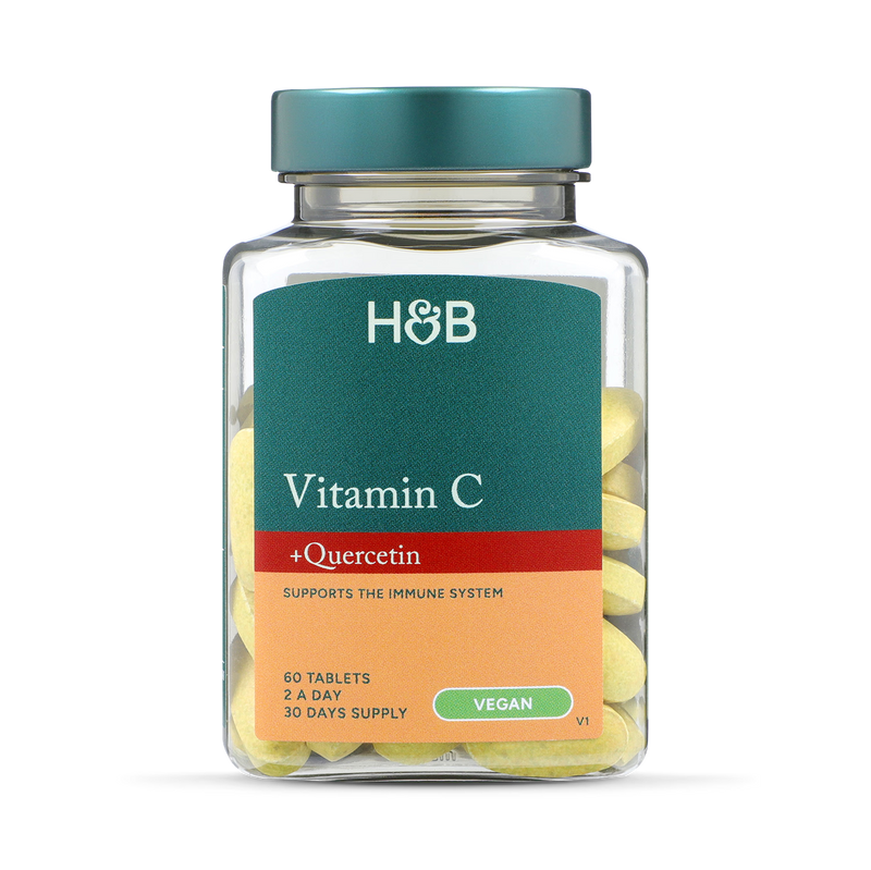Holland & Barrett Quercetin Vitamin C tablets 60, UK version