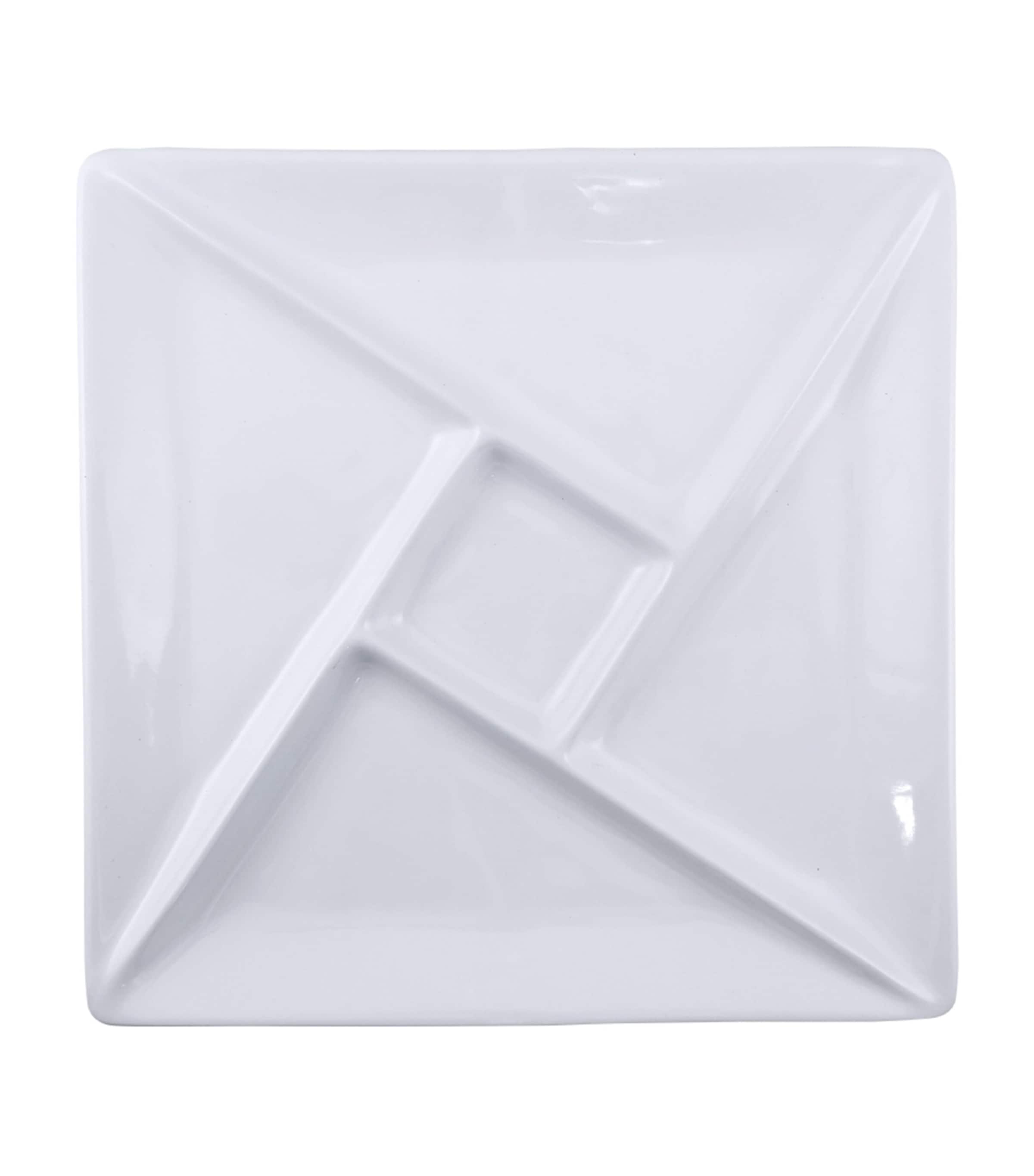 SWISSMAR ceramic square fondue plates 26.5cm (British brand)