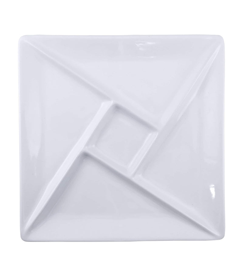 SWISSMAR ceramic square fondue plates 26.5cm (British brand)