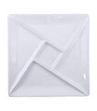 SWISSMAR ceramic square fondue plates 26.5cm (British brand)