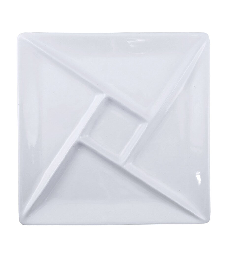 SWISSMAR ceramic square fondue plates 26.5cm (British brand)