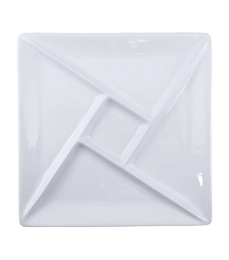 SWISSMAR ceramic square fondue plates 26.5cm (British brand)