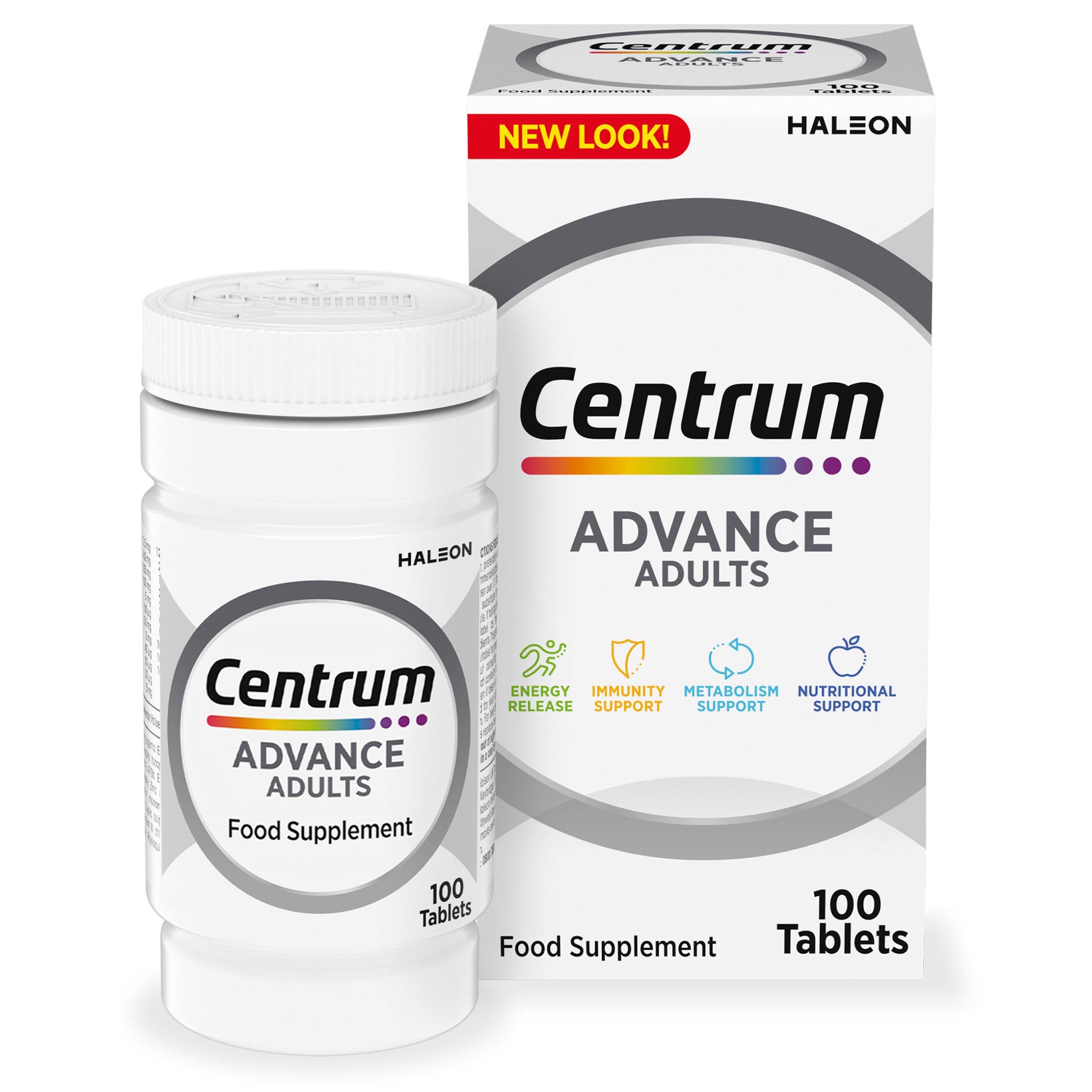 Centrum Advance Multivitamins & Vitamin Tablets x100 GOODS Sainsburys   