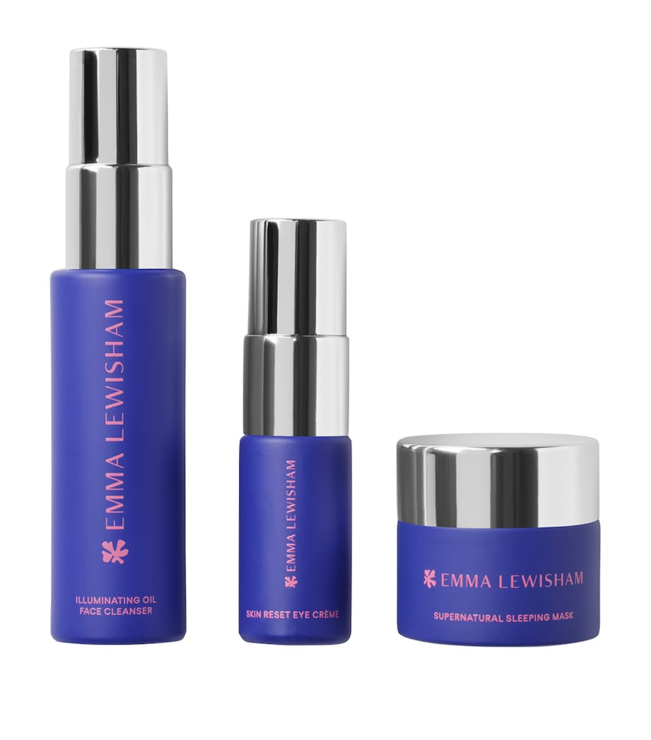 Evening Skincare Trio with Oil Cleanser, Eye Cream, and Sleeping Mask