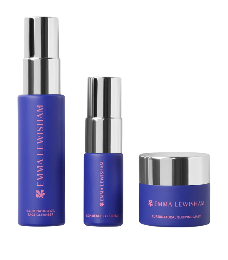 Evening Skincare Trio with Oil Cleanser, Eye Cream, and Sleeping Mask