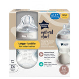 Tommee Tippee Closer to Nature 2x Baby Bottles 3m+ GOODS ASDA   