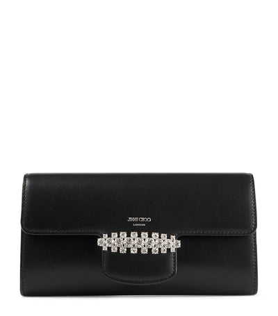 Harrods Jimmy Choo Bing Leather Wallet Crossbody Bag- Buy online at McGrocer