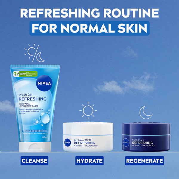 NIVEA Refreshing Day Cream 50ml imported from the UK