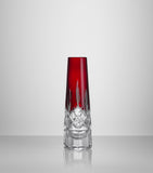 Waterford Crystal red bud vase 18cm (British brand)