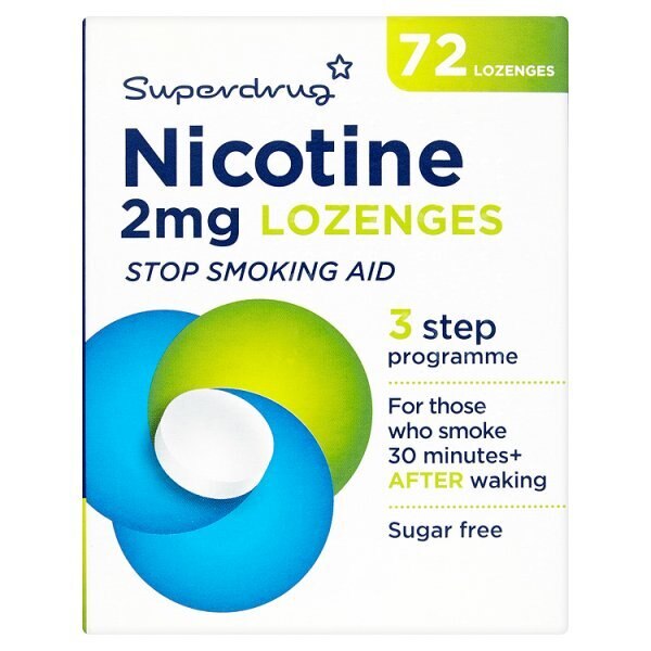 Superdrug 2mg Nicotine Lozenges X 72 GOODS Superdrug   