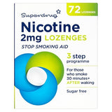 Superdrug 2mg Nicotine Lozenges X 72 GOODS Superdrug   