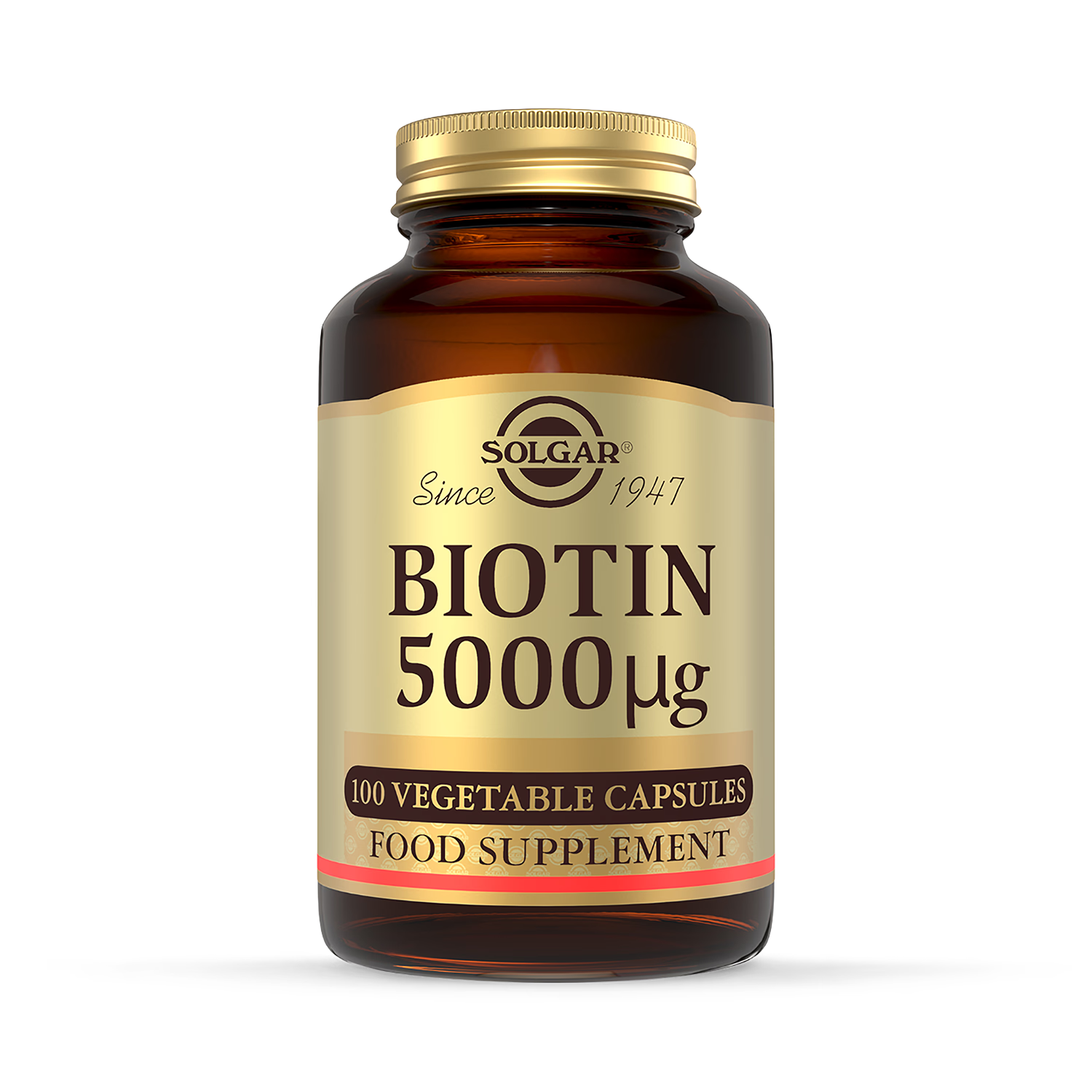 Solgar Biotin 5000g 100 capsules (British brand)