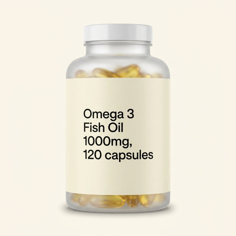 Holland & Barrett Pescatarian Omega-3 Fish Oil 1000mg 120 capsules, UK version