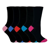 Sock Snob Ladies Heel & Toe Cotton Socks 4-8 UK GOODS Superdrug   