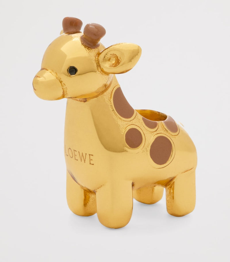 LOEWE x Paula's Ibiza giraffe dice charm brass, UK version