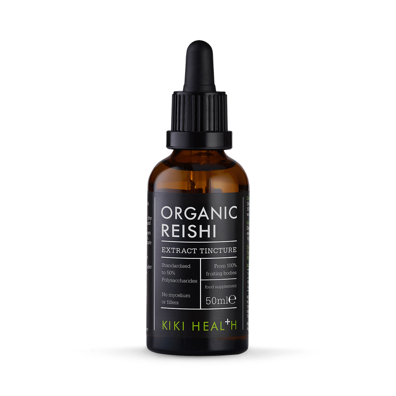 KIKI Health Organic Reishi Tincture 50ml, imported from the UK